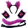 thumbnail image 1 of TIELUTT Serre-Tête Oreilles de Chat avec Ensemble & Queue pour Fêtes & Rôle de Chat Événement Table Robe de Fête pour Femmes Décorations de Fête Robe de Fête d'Anniversaire pour Femmes Robe de Fête pour Femmes Élégante, 1 of 6