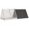 thumbnail image 1 of vidaXL Rabbit Cage Anthracite 201.5x80.5x71 cm Galvanised Steel, 1 of 4
