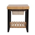 thumbnail image 3 of Peebles Kitchen Island, Black, 3 of 8