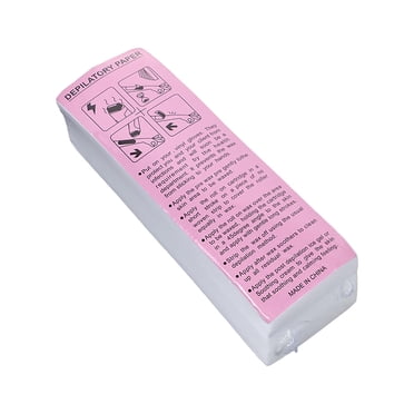 EARKITY Wax Strips, 100 Pcs Non Woven Wax Strips, Facial and Body Hair Removal Waxing Strips, Wax Paper Strips for All Skin Types, Professional Waxing Strips without Wax