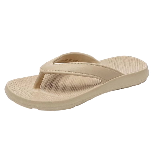 Unisex Stylish Casual Flops With Rubber Soles For Spring And Summer Non Beach Slippers
