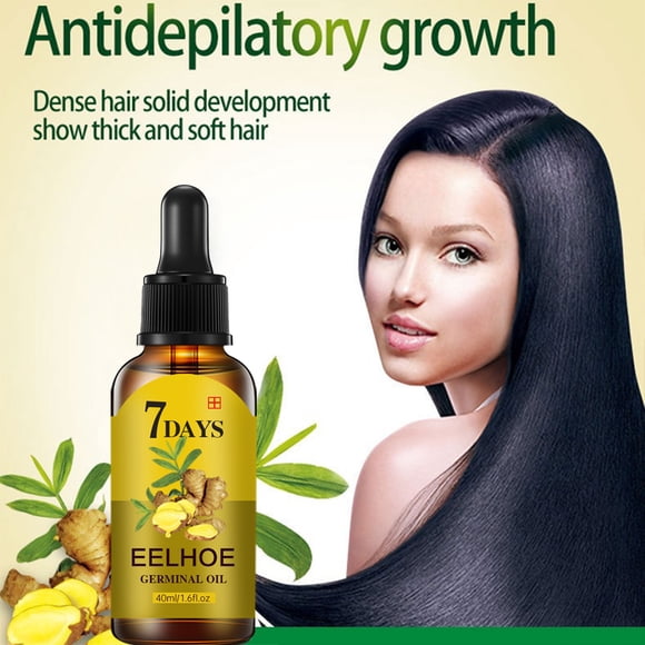 Hair Growth Serum Fast Growing Hair Essential Oil Beauty Hair Care 40ml Dense Regrowth Ginger Hair Promoting Regeneration