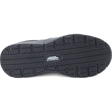 Skechers Hommes Noir Flex Advantage Antidérapant Mcallen à Enfiler - 8 2E US