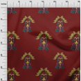 thumbnail image 2 of oneOone Cotton Poplin Fabric Leaves|Bird & Floral Block Decor Fabric Printed BTY 56 Inch Wide, 2 of 4