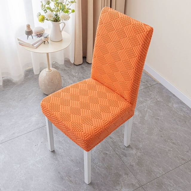 Apmemiss Cadeaux de Noël Liquidation Housse Élastique pour Chaise de Salle à Manger Demi-Ronde Housse de Chaise Domestique Coussin Dossier une Universelle Chaise