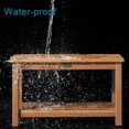 thumbnail image 4 of Shower Bench Seat for Inside Shower Poly Lumber Shower Stool for Shaving Legs Bathroom Shower Foot Rest with Storage Shelf Plastic Shower Chair Seat for with Adjustable Feet, 4 of 6