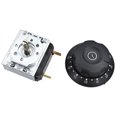 thumbnail image 1 of 30/60/90/120Min Knob Timer Switch With Bell For Cabinet Microwave Oven Mechanical Rice Cooker Time Switch 16A 250V Accessories, 1 of 10
