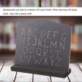 thumbnail image 3 of Small Rectangle Chalkboards, Mini Chalkboard Compact And Lightweight With Base Stand For Weddings Birthday Parties For Food Table Tents, 3 of 8