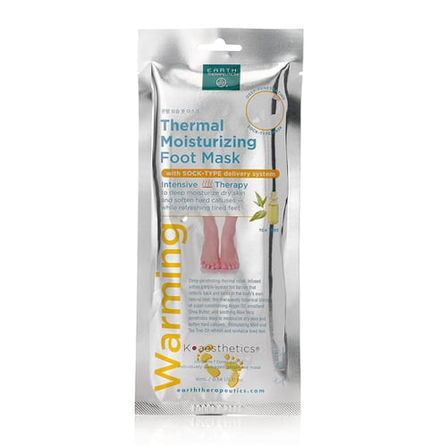 Earth Therapeutics Thermal Moisturizing Foot Mask, 1 Pair