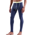 thumbnail image 2 of CEHVOM Men Solid Casual Tight Base High Waist Breathable Keep Warm Ankle-Length Pants, 2 of 8