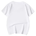 thumbnail image 4 of PMVFHDE Hauts pour Filles Basiques pour Filles Hauts d'Été Tendance Hauts à Manches Courtes pour Filles T-Shirt Décontracté Imprimé Col Rond T-Shirt Décontracté Blanc, 3-4 Ans, 4 of 5