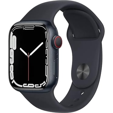Apple Watch Series 7 (GPS + Cellular) 41mm Midnight Aluminum Case with Midnight Sport Band | Certified Refurbished (Grade A)