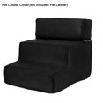 thumbnail image 1 of Pet Ladder Cover Detachable Comfortable Faux Leather Non-slip Dog Ramp Stairs Case for Puppy, 1 of 8