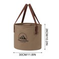thumbnail image 2 of Outdoor Travel Camping Multifunctional Handheld Portable Large Capacity Telescopic Car Folding Water Bucket 20L, 2 of 8