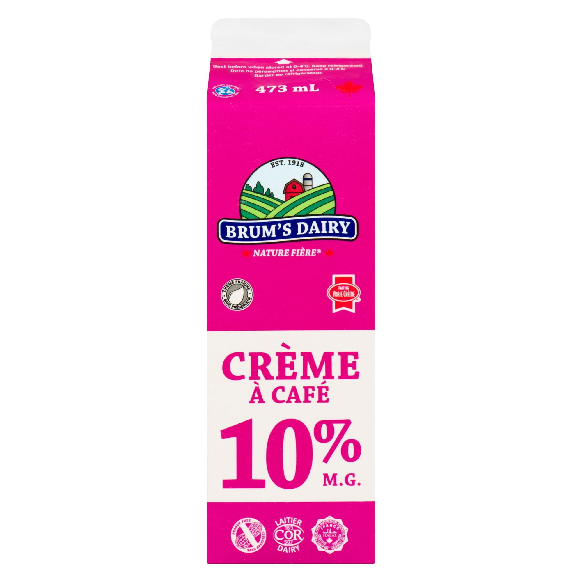 Brum's Crème à Café 10 % M.g