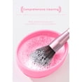thumbnail image 2 of EGNMCR Scrubbers for Cleaning Makeup Brush Cleaning Bowl Beauty Cleaning Cup Beauty Brush Bowl Storage Box Powder Puff Drying Rack Makeup brush cleaning bowl, 2 of 8
