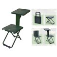 thumbnail image 4 of Portable Folding Chair Seat Lightweight Multifunctional Stool with Backrest for Writing Barbecue Travel Picnic Hunting Child - Green, 4 of 8