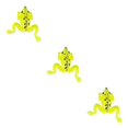 thumbnail image 2 of QualitChoice False Bait Surface Lure Low-Resistant Strong Toughness Steel Wire Baffle Bionic Fishing Tools Simulated Fish Scale Pattern Fluorescent Yellow 3Set, 2 of 6