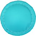 thumbnail image 2 of Natural Geo Tabouret d'Accent Moray - Faux Cuir Turquoise, 2 of 5