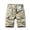 Khaki, variant on BADHUB Drawstring Work Shorts for Men Multi-Pocket Cargo Shorts Ripstop Solid Color Baggy Outdoor Hiking Shorts with Pocket Clearance Gray XL