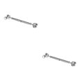 thumbnail image 1 of Thinsony Marine 304 Acier Inoxydable Mâchoire / Mâchoire Fermé Corps Tourbillon Rigging Vis Élastique et Argent 5mm 2Set, 1 of 6