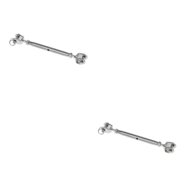 Thinsony Marine 304 Acier Inoxydable Mâchoire / Mâchoire Fermé Corps Tourbillon Rigging Vis Élastique et Argent 5mm 2Set