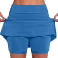 thumbnail image 1 of QIPOPIQ Jupe-Short de Performance Active pour Femmes Jupe Légère pour Course Tennis Golf Entraînement Sports Liquidation, 1 of 4