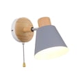 thumbnail image 4 of GROWTH TANK Modern Simple Wall Lamp Sconce Light with Pull Cord Switch Decorative Adjustable Gray, 4 of 9