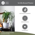 thumbnail image 4 of The HC Companies Sevilla Self-Watering Pot with Internal Disk, 14 Inch, White, 4 of 7