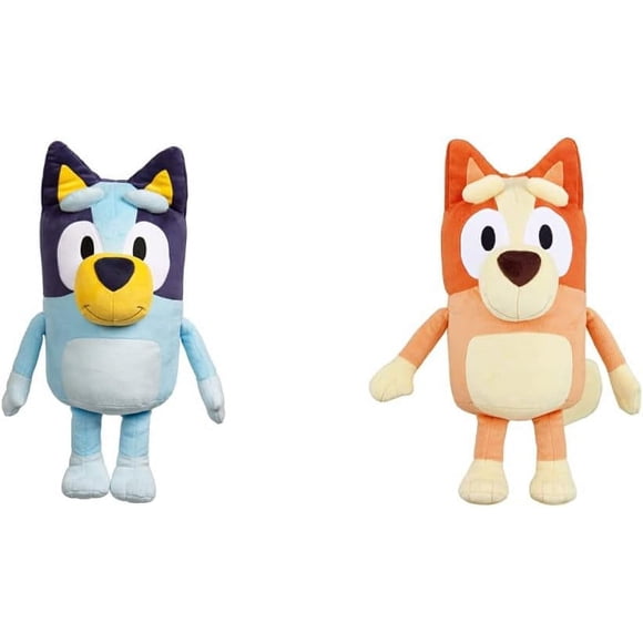Bluey Meilleur Compagnon et Bingo Peluche Extra Grand 11 Pouces Personnage Officiel de Collection Câlin Jumbo Jouet Doux