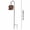 C, variant on Bird Feeder Pole, Shepherd Hook for Bird Feeder,Outdoor Shepherd Hooks for Hanging Plants,Tall Heavy Duty Shepherds Hooks for Hanging Plant Baskets, Solar Lights, Wedding Decor, Lanterns,80cm