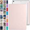 thumbnail image 1 of DuraSafe Cases iPad PRO 12.9 Inch 4th [ Pro 12.9 4 Generation 2020 ] MY3K2LL/A MY3J2LL/A MY2H2LL/A MY2J2LL/A TriFold PC Lightweight Smart PU Leather Protective Hard Back Cover - Light Pink, 1 of 4