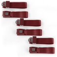 thumbnail image 1 of Early Cars 1941-1948 Standard 2 Point Burgundy Lap Bench Seat Belt Kit - 3 Belts, 1 of 1