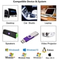 thumbnail image 5 of 4 Go 2 Pcs Clé USB 2.0 Clé USB Clé Mémoire, (4 Go*Lot de 2 Noir), 5 of 5