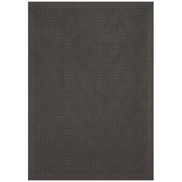Hometrends Staircase Grey Polyester Accent Rug