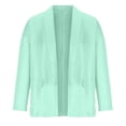 thumbnail image 4 of Aqestyerly Manteau Blazer Uni pour Femme, Veste Mode à Col Rabattu à Manches Longues HWRETIE, 4 of 8