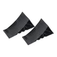 thumbnail image 3 of 2 Pcs Cales de Roue Robustes Accessoires de Voiture Remplacement Caoutchouc Professionnel 22x9x11cm Noir, 3 of 8