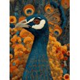 thumbnail image 1 of Qisvanset Modern Geometric Cat Canvas Print 12x16 Inch Hotel Lobby Art, 1 of 8