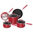 thumbnail image 1 of Ninja Foodi NeverStick Vivid Oven Safe 8 Piece Pots and Pans Cookware Set, 1 of 9