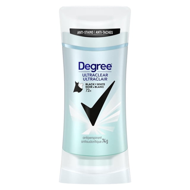 Degree Antiperspirant Stick for Women UltraClear Black+White, 74 g