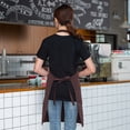 thumbnail image 4 of Canvas Apron Polyester Cotton Apron Cover Up Western Restaurant Hot Pot Shop Milk Tea Shop Work Clothes, 4 of 9