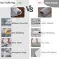 thumbnail image 3 of Hasoo 9' x 12' Large Area Rug High-Pile Plush Shag Rug Perfect for Living Rooms, Bedrooms, Dining Rooms, Light Grey, 3 of 7