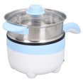 thumbnail image 1 of Car Electric Cooking Pot, Multifunction Electric Skillet Large Capacity Non Greasy Stainless Steel Automatically Cut Off  for Camping, 1 of 8