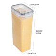 thumbnail image 3 of SMihono Closet Organizers and Storage Single Transparent Plastic Storage Tank Vacuum Moisture Proof Fresh-keeping Storage Storage Sealed Tank,Kitchen Sealed Jar With Lid Moisture Fresh-keeping Box, 3 of 6