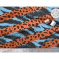 thumbnail image 3 of Soimoi Blue Heavy Canvas Fabric Leopard & Wild Animal Skin Printed Fabric 1 Yard 58 Inch Wide, 3 of 3