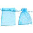 thumbnail image 3 of ORUYROP 100pcs Drawstring Organza Jewelry Candy Pouch Party Wedding Favor Gift Bags (3x4, Lake Blue), 3 of 7