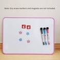 thumbnail image 3 of Portable Magnetic Dry Erase Board Double-Sided White Board Handwriting Whiteboard Easy to Clean for Children, 3 of 8