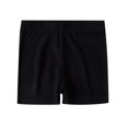 thumbnail image 1 of Kids Girls Dance Shorts Solid Color Breathable Bike Shorts Black 8-9 Years, 1 of 4