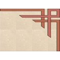 thumbnail image 1 of Ahgly Company Machine Washable Indoor Rectangle Transitional Peru Brown Area Rugs, 6' x 9', 1 of 7