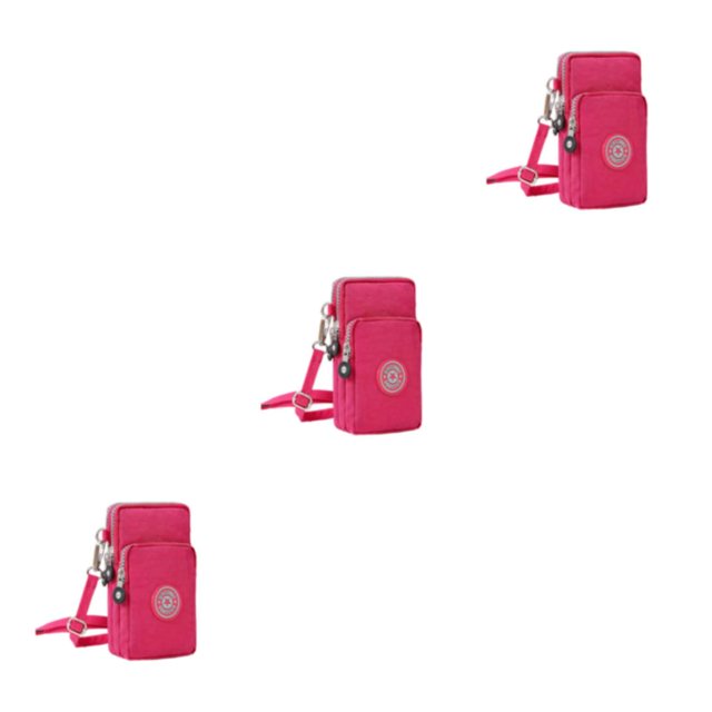 Youkk Stylish And Convenient Unisex Shoulder Bag Spacious And Durable Suitable Rose Red 3Set